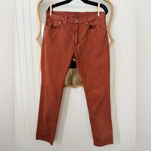 Levi's 511 Brick Red Denim Jeans